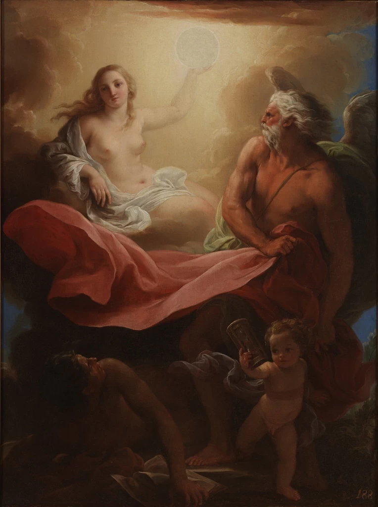 Time Revealing Truth - Rhode Island School of Design Museum, Batoni Pompeo